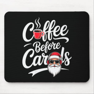Tapis De Souris Femmes Café Avant Cantiques Drôle Amateur de Caféi