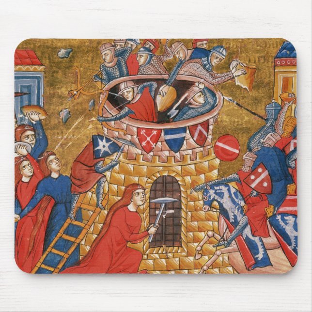 Tapis De Souris Femmes de Scythian assiégeant leurs ennemis (Devant)
