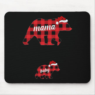 Tapis De Souris Femmes enceintes Mama Bear Grossesse Noël Pajam