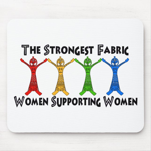 Tapis De Souris Femmes soutenant des femmes (Devant)