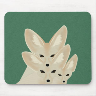 Tapis De Souris Fennec Foxes Mousepad