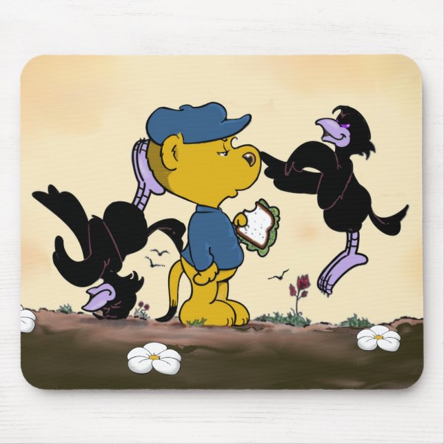 Tapis De Souris Ferald et Pesky Crows (Devant)