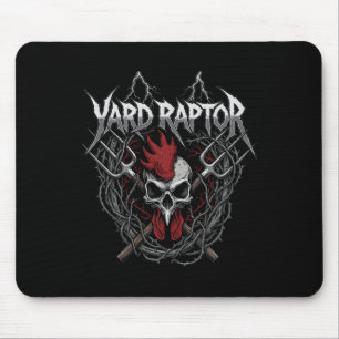 Tapis De Souris Ferme de volaille Cour Raptor Crâne Ferme Poulet
