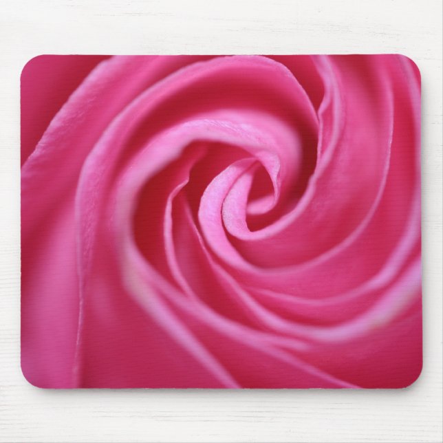 Tapis De Souris Fermez-vous sur un rose s'est levé (Devant)
