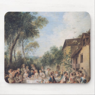 Tapis De Souris Festin de mariage dans le village