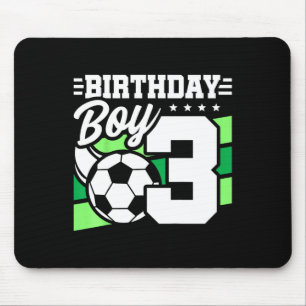 Tapis De Souris Fête d'anniversaire de football pour enfants - Gar