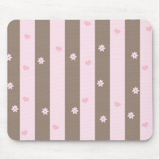 Tapis De Souris Fête de bureau Amour Paix Merci Motif Coloré