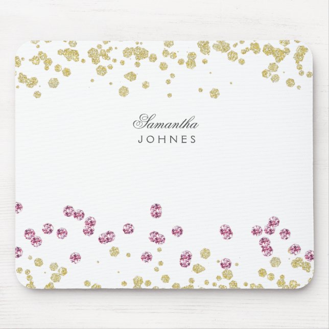 Tapis De Souris Fête de parties scintillant ⎥ Mousepad personnalis (Devant)