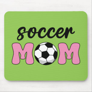 Tapis De Souris Fête des mères de maman de football