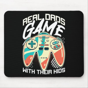 Tapis De Souris Fête des pères Gamer Papa jeu vidéo Père Stepdad F