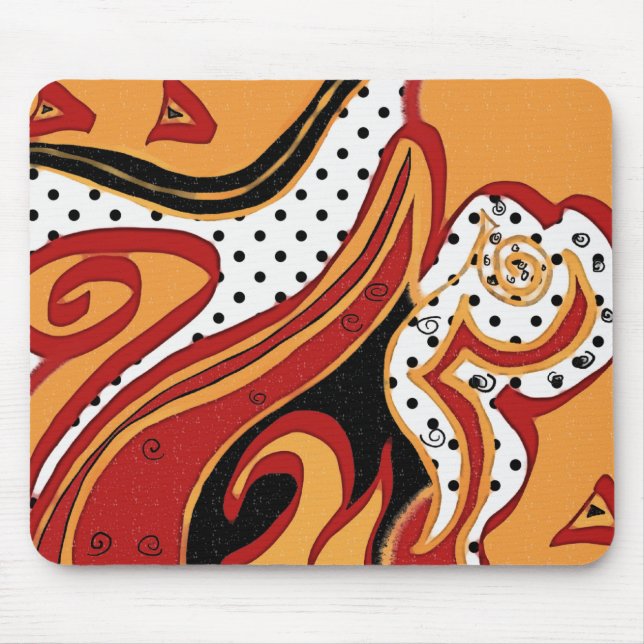 Tapis De Souris Feu (Devant)