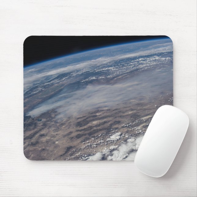 Tapis De Souris Feu Autour Du Parc National De Yosemite. (Avec souris)