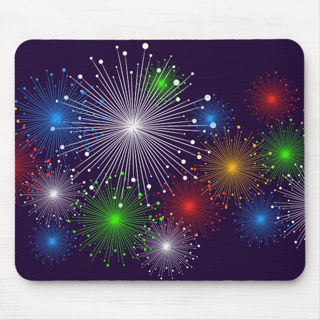 Tapis De Souris Feu fin jolie Cool Girly Retro Vector (Devant)