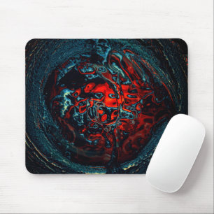 Tapis De Souris Feu rouge d'enfer océanique