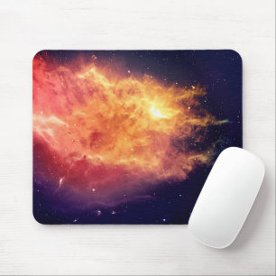 Tapis De Souris Feu Solaire à Travers le Cosmos