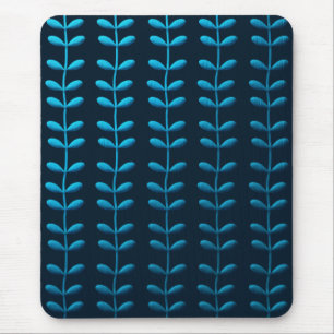Tapis De Souris feuille bleu