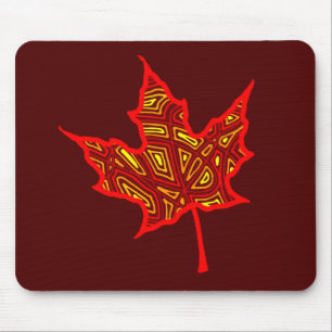 Tapis De Souris Feuille de feu