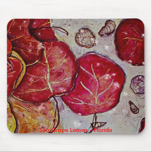 Tapis De Souris Feuille de raisin de mer - la Floride