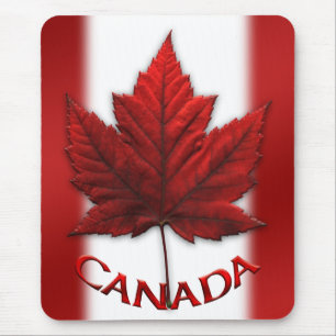 Tapis De Souris Feuille d'érable de Mousepad Canada de drapeau du