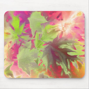 Tapis De Souris Feuilles Abstraits et colorés