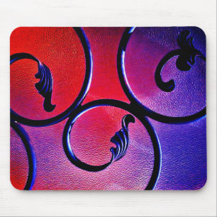Tapis De Souris Feuilles arc-en-ciel