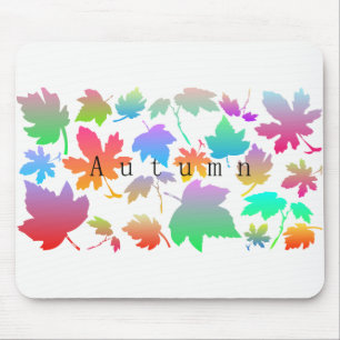 Tapis De Souris Feuilles d'automne colorées
