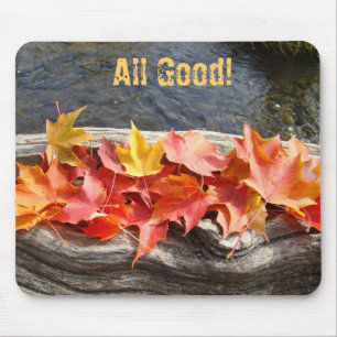 Tapis de souris Feuilles d'automne Tout Va Bien !