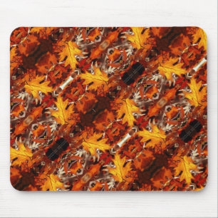 Tapis De Souris Feuilles de chute arc-en-ciel de la souris