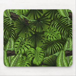 Tapis De Souris Feuilles de la jungle