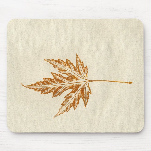 Tapis De Souris Feuilles Nature Imprime Mousepad (Devant)