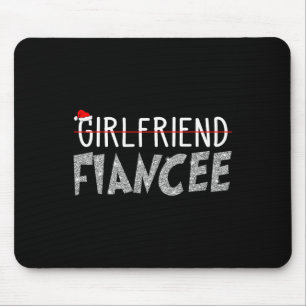 Tapis De Souris Fiancée Pyjamas de Noël Couples engagés M