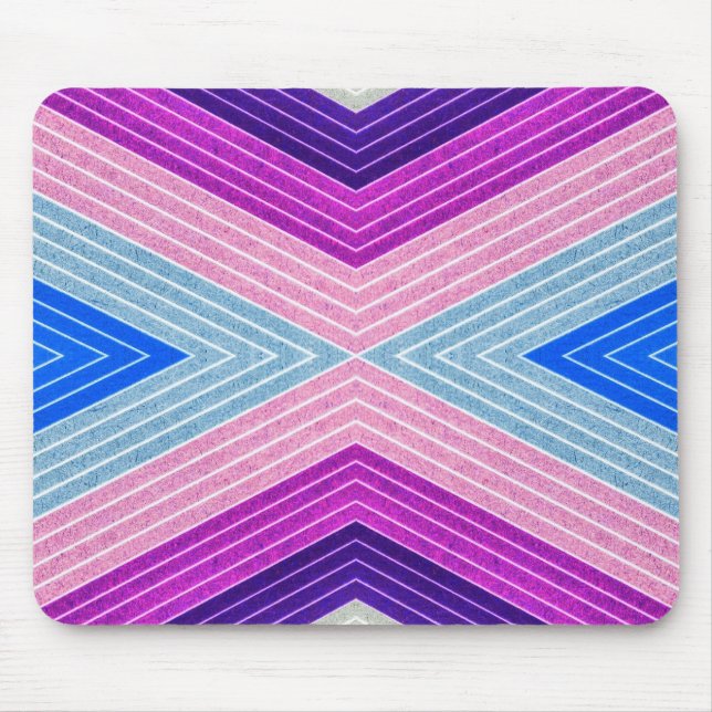 Tapis De Souris Fibre colorée Chevron (Devant)