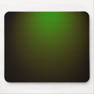 Tapis De Souris Fibre de carbone noir vert