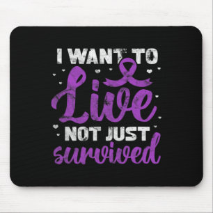 Tapis De Souris Fibromyalgie Guerrier Je Veux Vivre Pas Seulement