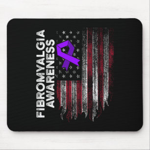 Tapis De Souris Fibromyalgie Survivant Fier Guerrier 11
