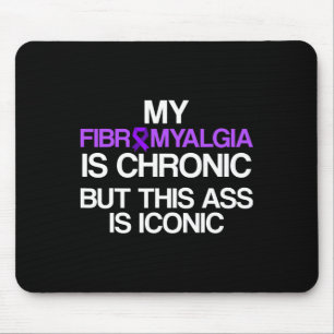 Tapis De Souris Fibromyalgie Survivante Chronique Guerrier 1