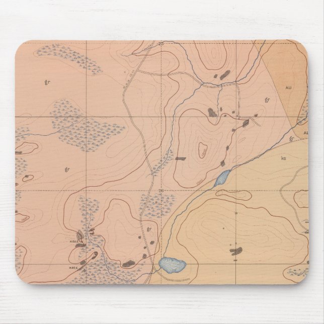 Tapis De Souris Fiche géologique détaillée XXI (Devant)