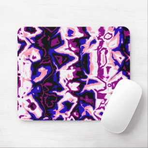 Tapis De Souris Fidèle Bohème Rétro Marbré Rayures Fierté Genderfl