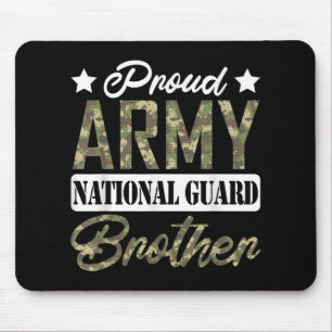 Tapis De Souris Fier Armée Garde nationale Frère Famille militaire