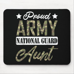 Tapis De Souris Fier Armée Garde nationale Tante Militaire Famille