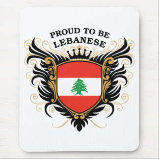 Tapis De Souris Fier d'être libanais