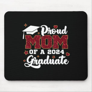 Tapis De Souris Fier Maman D'Un Col De Diplômé De Troisième Année