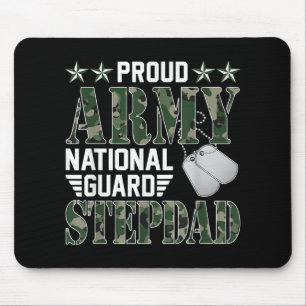 Tapis De Souris Fière armée Garde nationale Stepdad Famille milita