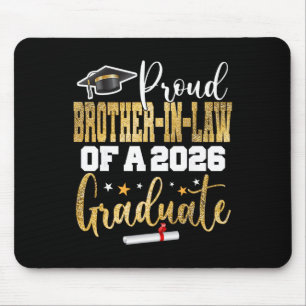 Tapis De Souris Fière beau-frère d'un diplômé de la promotion 2026