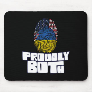 Tapis De Souris Fièrement Double Citoyenneté Ukraine