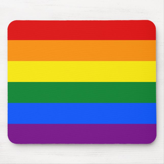 Tapis De Souris Fierté arc-en-ciel (Devant)