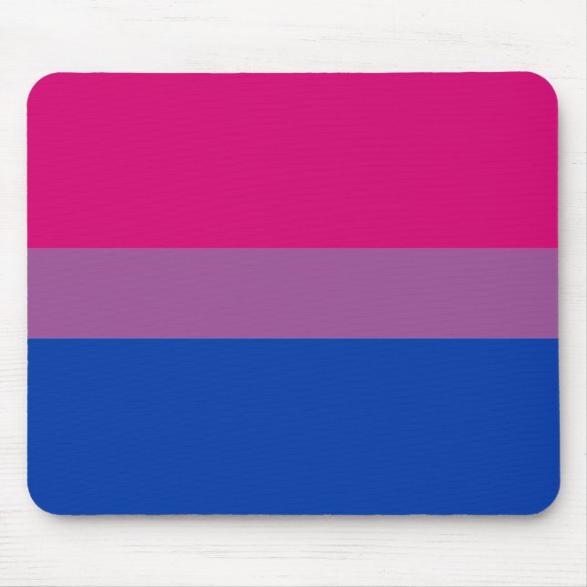Tapis De Souris Fierté bisexuelle (Devant)
