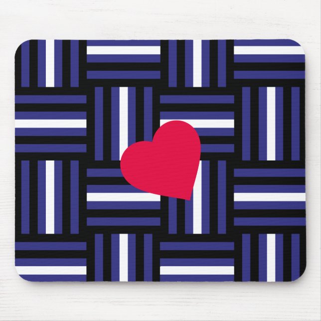 Tapis De Souris Fierté en cuir inspirée Mousepad (Devant)