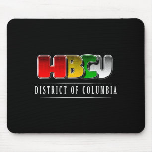 Tapis De Souris Fierté HBCU du district de Columbia Afro-Américain