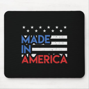 Tapis De Souris Fierté made in America Mignon Né aux États-Unis 4 